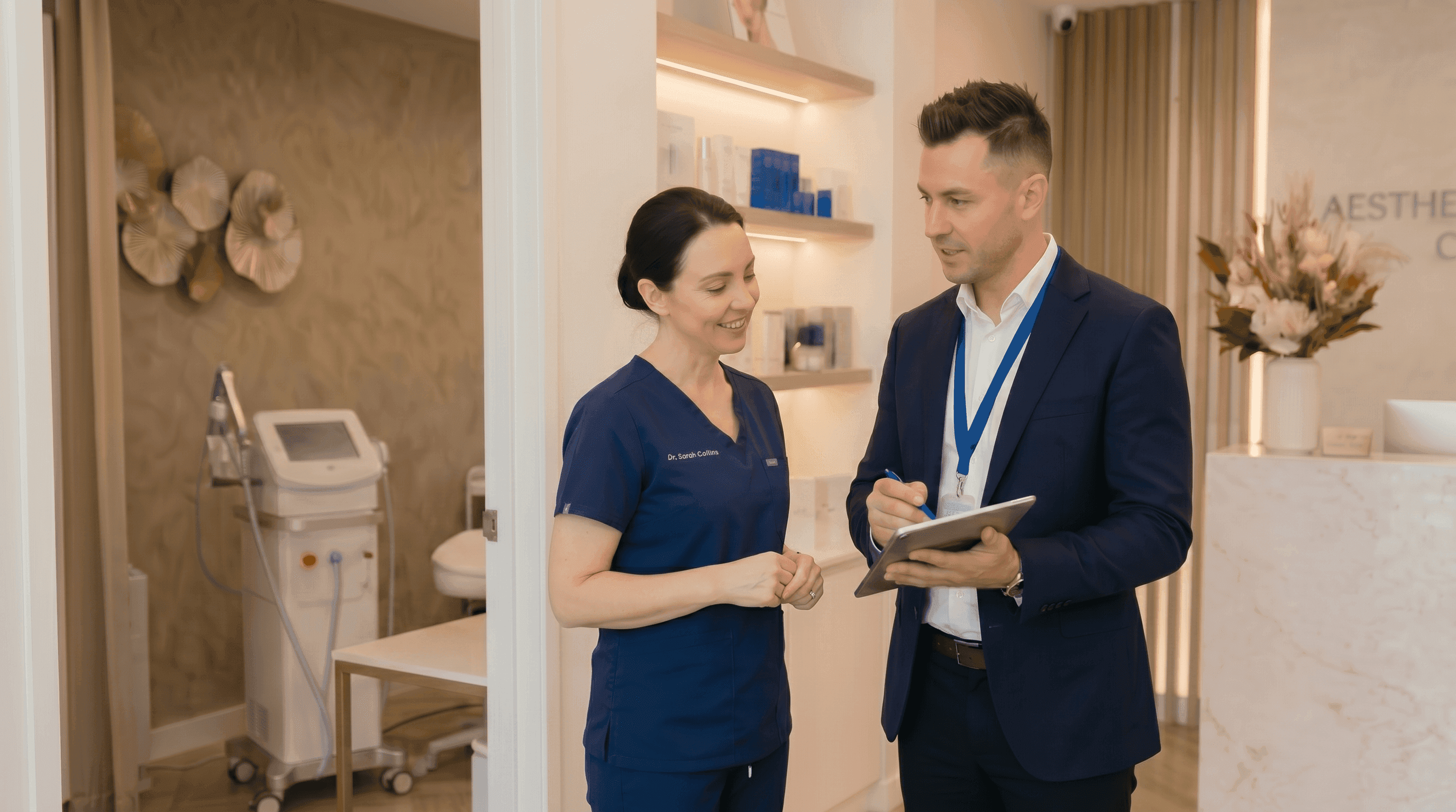 Calyxe helping the clinician